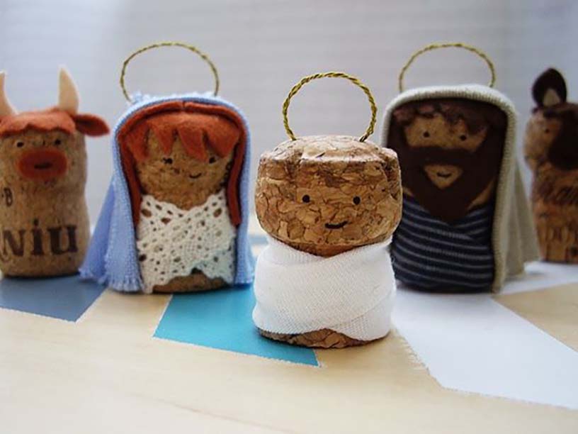 5 manualidades navideñas con materiales reciclados para hacer con niños