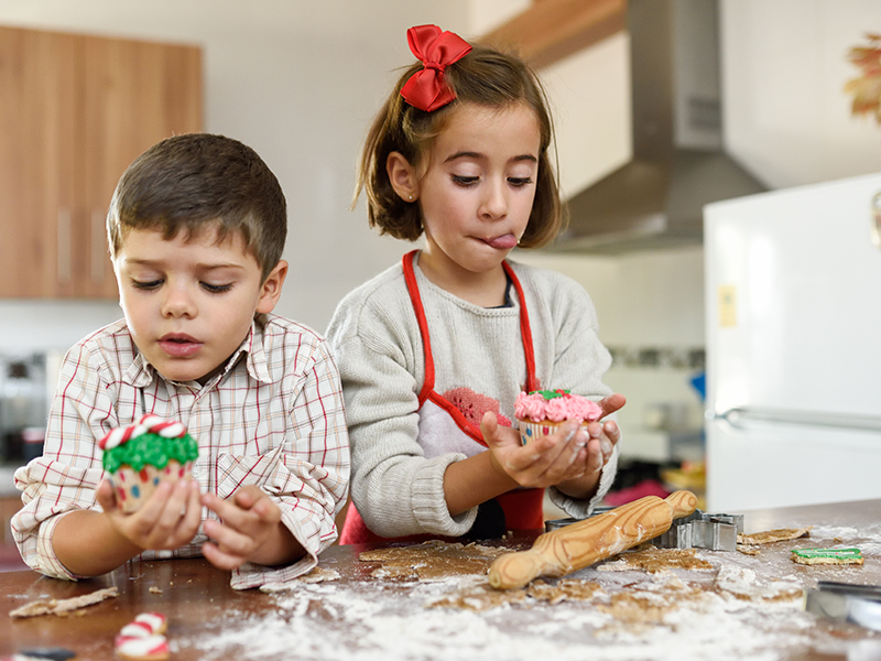 Recetas de Navidad para hacer con niños y niñas 