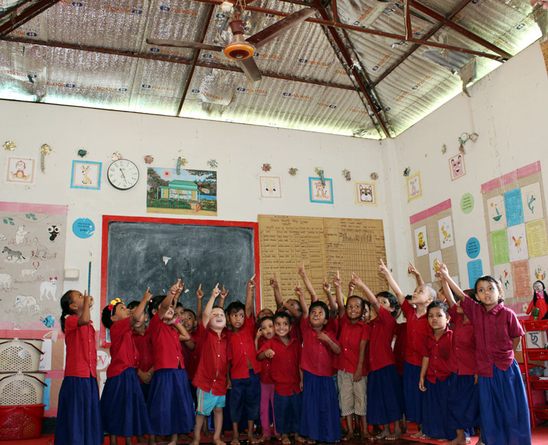 Ventiladores escuela, Bangladesh