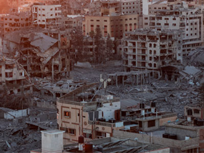 Bombardeo ciudad del Líbano