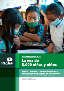 Encuesta global 2021: la voz de 8.000 niñas y niños