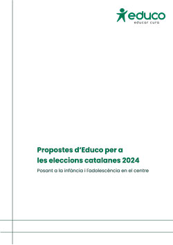 Propostes d’Educo per a les eleccions catalanes 2024. Posant a la infància i l'adolescència en el centre