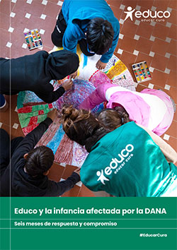 Educo y la infancia afectada por la DANA. Seis meses de respuesta y compromiso.