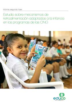 Estudio sobre mecanismos de retroalimentación adaptados a la niñez en los programas de las ONG